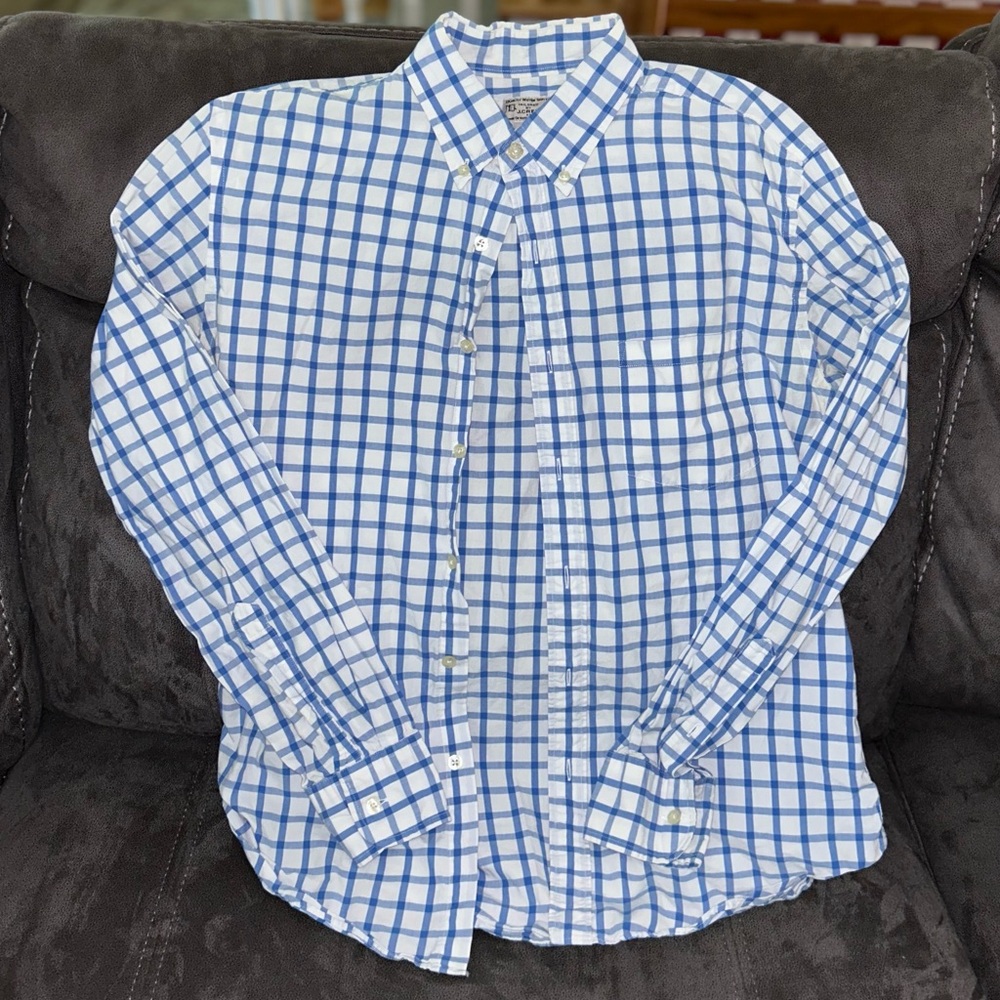 J.Crew Plaid button down - Picture 3 of 3